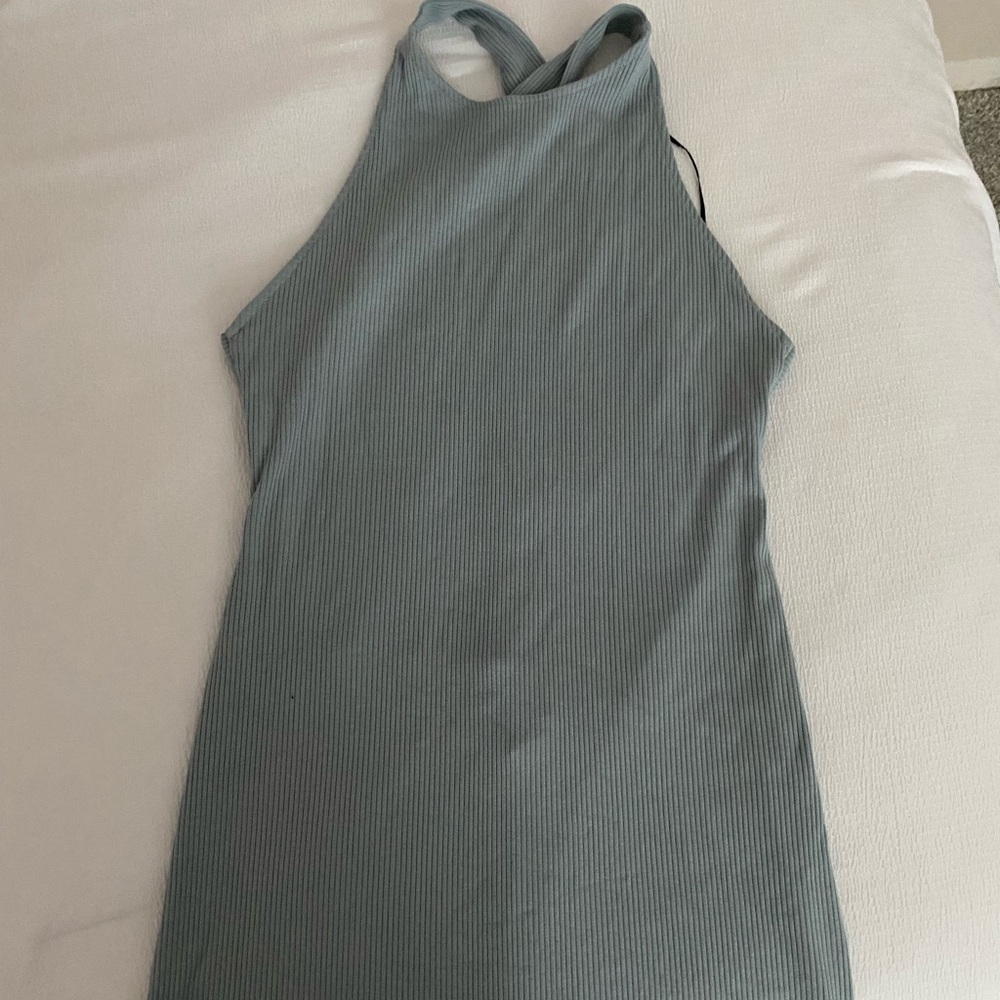 H&M ribbed maxi dress
